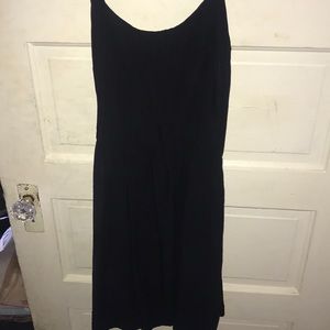Black mini flow dress